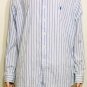 Ralph Lauren Classic Fit Mens Striped Dress Shirt Size XL