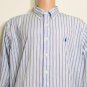 Ralph Lauren Classic Fit Mens Striped Dress Shirt Size XL