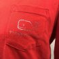 Vineyard Vines Women's Red Silver Logo Cotton Long Sleeve Pullover T-Shirt Sz M