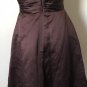 Vineyard Collection Women's Brown Strapless Dress Sz 8