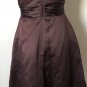 Vineyard Collection Women's Brown Strapless Dress Sz 8