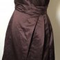 Vineyard Collection Women's Brown Strapless Dress Sz 8