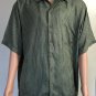 Tommy Bahama Mens 100% Silk Check Short Sleeve Button Down Shirt Size M.