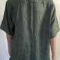 Tommy Bahama Mens 100% Silk Check Short Sleeve Button Down Shirt Size M.