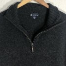 J.Crew Men’s 1/2 Zip Pullover 100% Lambswool Long Sleeve Sweater Gray Sz XL J.Crew Men’s 1/2 Zip Pullover 100% Lambswool Long Sleeve Sweater Gray Sz XL
