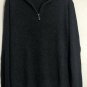 J.Crew Menâs 1/2 Zip Pullover 100% Lambswool Long Sleeve Sweater Gray Sz XL