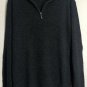 J.Crew Menâs 1/2 Zip Pullover 100% Lambswool Long Sleeve Sweater Gray Sz XL
