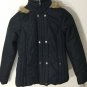 Krush Faux Fur Puffer Jacket Hoodie Coat Women's Size Small New