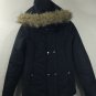 Krush Faux Fur Puffer Jacket Hoodie Coat Women's Size Small New