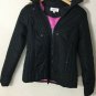 Krush Faux Fur Puffer Jacket Hoodie Coat Women's Size Small New
