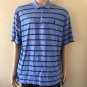 Polo Golf Ralph Lauren 100% Pima Cotton Size L Mens Short Sleeve Stripe Shirt