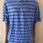 Polo Golf Ralph Lauren 100% Pima Cotton Size L Mens Short Sleeve Stripe Shirt