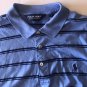Polo Golf Ralph Lauren 100% Pima Cotton Size L Mens Short Sleeve Stripe Shirt