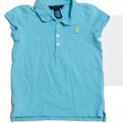 Ralph Lauren Girls Solid Blue Short Sleeve Polo Shirts Sz 5 Ralph Lauren Girls Solid Blue Short Sleeve Polo Shirts Sz 5