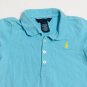Ralph Lauren Girls Solid Blue Short Sleeve Polo Shirts Sz 5