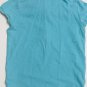 Ralph Lauren Girls Solid Blue Short Sleeve Polo Shirts Sz 5