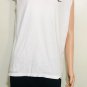 Nike Men's Dri-Fit Tank Top White Sleeveless V Neck Activewear Shirt Sz L