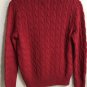 Polo Ralph Lauren Boys' Cable Knit Sweater Color Red Size 7, M(10-12) NWT