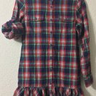 Ralph Lauren Girls Long Sleeves Plaid Shirt Dress Size 14 Ralph Lauren Girls Long Sleeves Plaid Shirt Dress Size 14