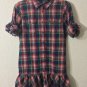 Ralph Lauren Girls Long Sleeves Plaid Shirt Dress Size 14