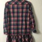 Ralph Lauren Girls Long Sleeves Plaid Shirt Dress Size 14