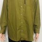 Columbia Sportswear Co Mens Olive Green Check Omni Shield Button Up Shirt Size L