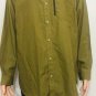 Columbia Sportswear Co Mens Olive Green Check Omni Shield Button Up Shirt Size L