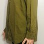 Columbia Sportswear Co Mens Olive Green Check Omni Shield Button Up Shirt Size L