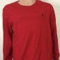 Polo Ralph Lauren Custom Slim Fit Long Sleeve T Shirt Men Red Size Large