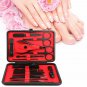 18pcs Manicure Pedicure Set Nail Clippers Callus Remover Kit Hand Foot Care US