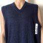 Turnbury Extra Fine Wool Biella Yarn Men's V-Neck Sweater Vest Blue Sz XL