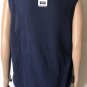 Turnbury Extra Fine Wool Biella Yarn Men's V-Neck Sweater Vest Blue Sz XL