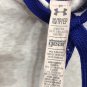 Under Armour Womens Semi Fitted Gray Blue Hooded All Season Gear Sweatshirt XS