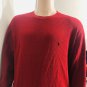 Polo Ralph Lauren Mens L/S Solid Crewneck Thermal Waffle Pullover Red Shirt XL