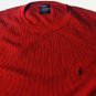 Polo Ralph Lauren Mens L/S Solid Crewneck Thermal Waffle Pullover Red Shirt XL