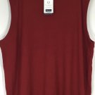 Turnbury Extra Fine Merino Wool Biella Yard Men's Sweater Vest Red 2XB Tall Man