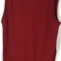 Turnbury Extra Fine Merino Wool Biella Yard Men's Sweater Vest Red 2XB Tall Man