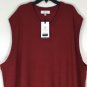 Turnbury Extra Fine Merino Wool Biella Yard Men's Sweater Vest Red 2XB Tall Man
