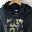 Nike Boys Black Camo Print Just Do It Graphic Print Hoodie Fleece Pullover L Nike Boys Black Camo Print Just Do It Graphic Print Hoodie Fleece Pullover L