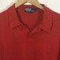 Polo Ralph Lauren Men's Long Sleeve Polo Shirt Solid Red Size Large