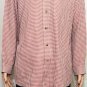 Orvis Sporting Traditions Mens Red & White Plaid Dress Shirt Sz L