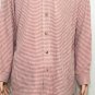 Orvis Sporting Traditions Mens Red & White Plaid Dress Shirt Sz L