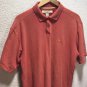 Tommy Bahama Menâs Short Sleeves Orange Pima Cotton Blend Polo Shirt Sz L