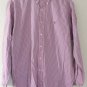 Ralph Lauren Yarmouth Mens Long Sleeve Pink Striped Dress Shirt Sz 15.5-34