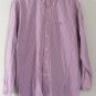 Ralph Lauren Yarmouth Mens Long Sleeve Pink Striped Dress Shirt Sz 15.5-34