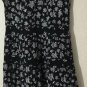 Michael Kors Womens Black Wildflower Mix Tier Dress Sz M
