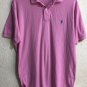 Polo Ralph Lauren Men's Short Sleeves Pink Polo Shirt Size M
