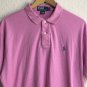 Polo Ralph Lauren Men's Short Sleeves Pink Polo Shirt Size M