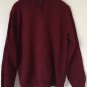 Lands' End Women's Burgundy 1/4 Zip Sweater Pullover Long Sleeve 18- 20 XL