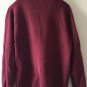 Lands' End Women's Burgundy 1/4 Zip Sweater Pullover Long Sleeve 18- 20 XL